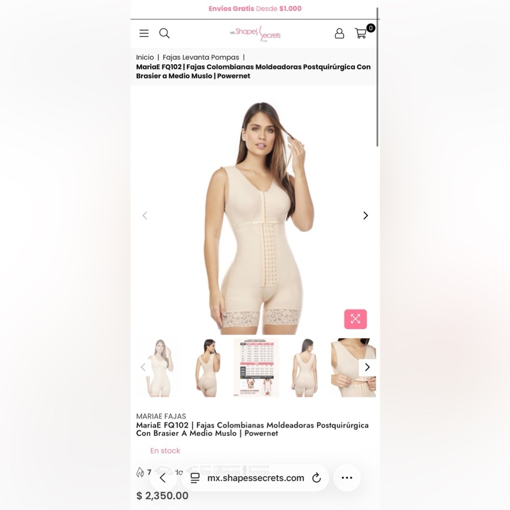 Shapes Secrets MariaE FQ102 Fajas Colombianas Shapewear 😘 - Picture 9 of 9